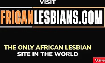 Ebony Lesbians Share Passionate Bathroom Makeout