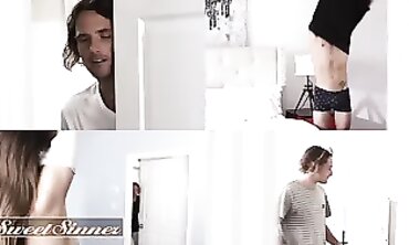 Paige Owens and Tyler Nixon Share a Sensual Step-Sibling Bedroom Session