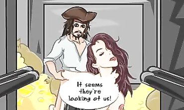 Passion and Love Get a Witch's Booty in a Caribbean Threesome