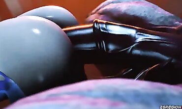 Samus Day: Rough Hardcore Anime with Big Tits