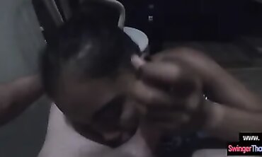 POV: Asian Girlfriend Gives Head After a Night Out