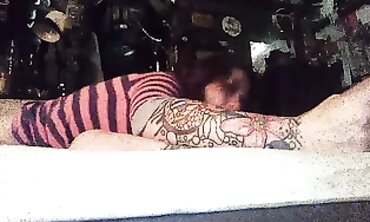 TexasSunshyne's Spun Joy: Triple Anal and Blowjob Action