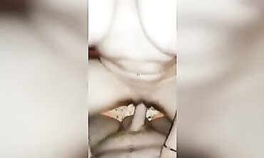 British Blonde Alt Beauty Swallows Cum in POV Lingerie Ride