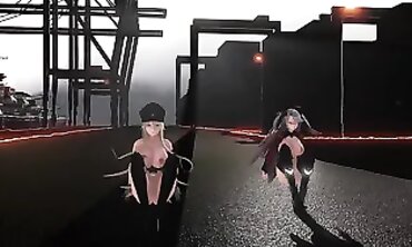 MMD Bismarck and Eugen Get Hot and Squirt