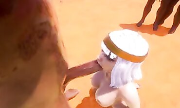 Cleopatra Cosplay Hardcore Cumslut 3D Part 2