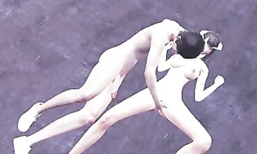 Albedo from Overlord Gives a Sensual Blowjob and Rides Hard