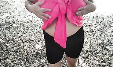 Risky Outdoor Shagging With Step Aunt-In-Law