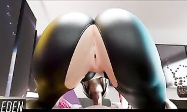 Gwen's Web-Slinging Anal Blowjob Fantasy
