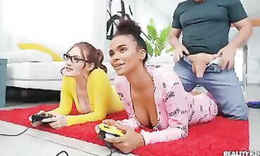 Alina Ali and Aria Kai Share a Passionate Interracial Lesbian Encounter