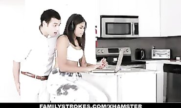 Chubby Latina Michelle Anderson Stepsister Hardcore Sex