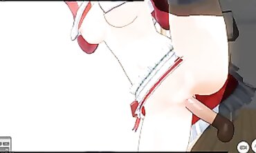 3D Toon Cosplay Creampie Rough Sex on Christmas Eve