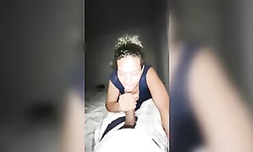 Henny Gives a Deep Throat Blowjob
