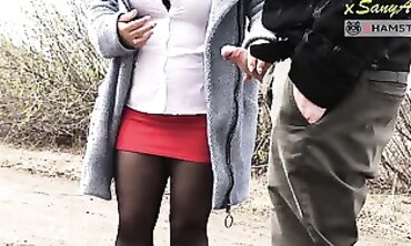 I pull my cock out this barely legal whorish cougar helped