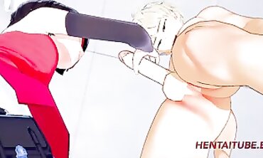 Japanese Cosplay Creampie: Bakugou and Sarada in Classroom