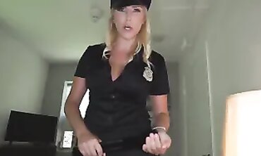 Step Cougar Bad Cop Roleplay POV Blowjob