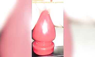 ILF Uses a Massive Dildo for Deep Anal Play