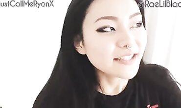 Rae Lil Black Takes Order for Pizza Delivery Blowjob