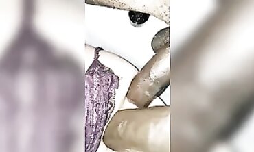Supple Cougar Takes Two 10-Inch Ebony Dicks