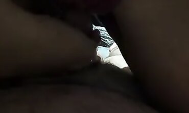POV Cougar Red Rides Hard in Lingerie and Panties