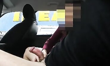 French Student Gets Public Blowjob From Stranger In The Forest