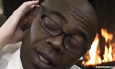 Ebony MILF Jessica Takes a BBC in Taboo Interracial Hardcore Ride