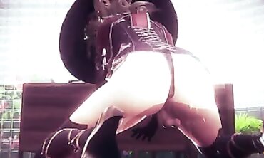 Overwatch Mercy Anal Sex in 3D 60FPS