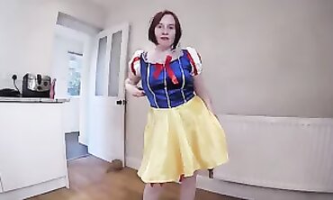 Snow Milky's British Cosplay Sex Toy Romp