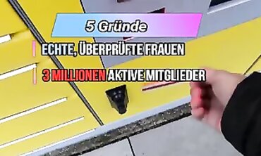 Lara Cumkitten: Hardcore Strap-On Fuck at the Station