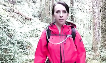 POV MILF Gets Screwed In The Woods