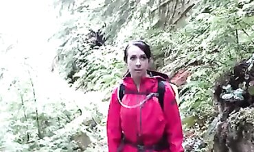POV MILF Gets Screwed In The Woods