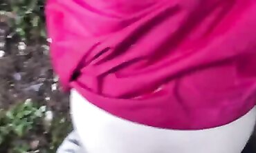 POV MILF Gets Screwed In The Woods