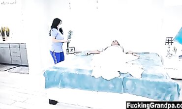 Busty Latina College Girl Fucked by Her Grandpa