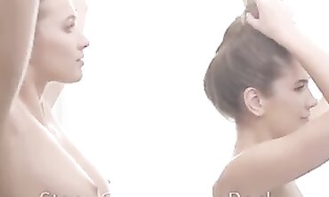 Mary Rock and Stacy Cruz Share a Big Cock in the Shower