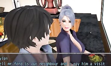 3DCG God of Eagerness Episode 4: Busty Milf Anal Orgy