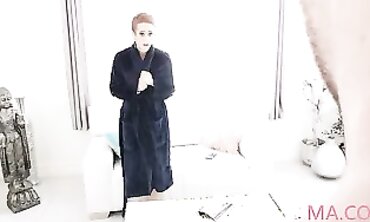 Hot MILF Blackmailed Into Anal Sex by Her Number One Fan