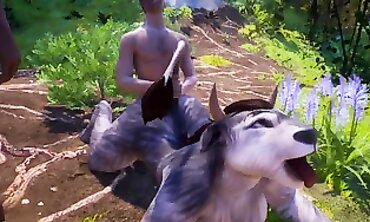 Hairy MILF Tali Takes on Two Fellows in a Steamy Interracial Threesome