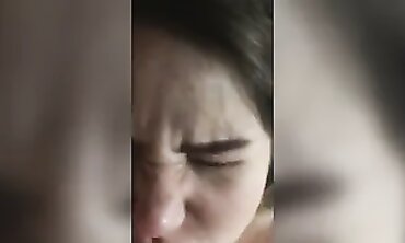 Amateur POV: Blonde Gets Rough Sex, Face Slapping & Deep Throat