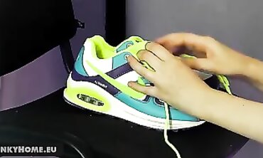 Blonde Emily's Sneaker Bondage Fetish