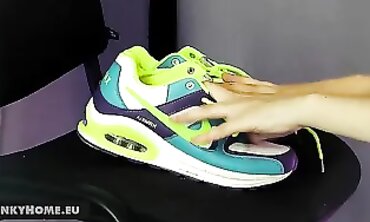 Blonde Emily's Sneaker Bondage Fetish