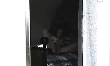 Spy Cam Catches Skinny Stepsis Masturbating