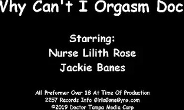 Dr. Lilith Helps Jackie Banes Achieve Her Climax