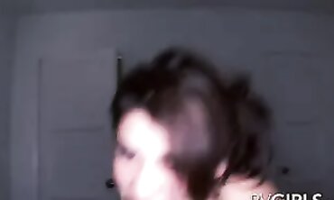 POV Blowjob: Deep Throat and Creampie Before College