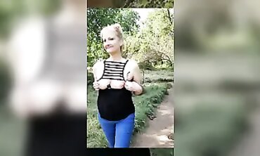 Joy the Pet Wife: Outdoor Blonde Blowjob and Bondage Compilation