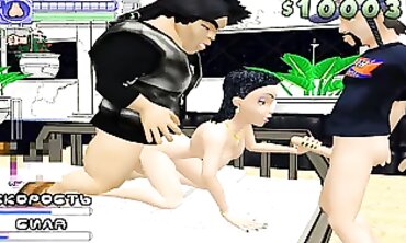 Ebony & Latina Swinger Threesome Roleplay Game