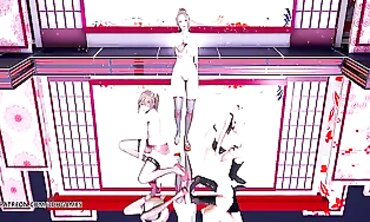 MMD: Mai's Exclusive Nude Striptease Dance