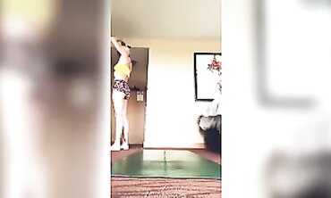 MILF MsYogaXxx Performs Sensual Naked Yoga