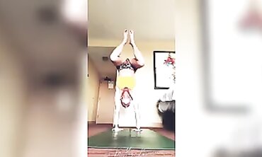 MILF MsYogaXxx Performs Sensual Naked Yoga