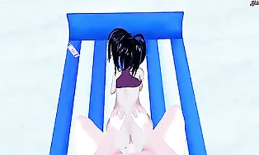 POV: Penetrating Kale on the Beach - Dragon Ball Pretty