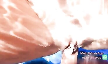 POV Cougar MILF Gets a Poolside Fuck Fest