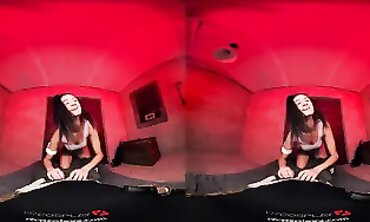 Eliza Ibarra Cosplays Lara Croft in Hardcore Cowgirl Action